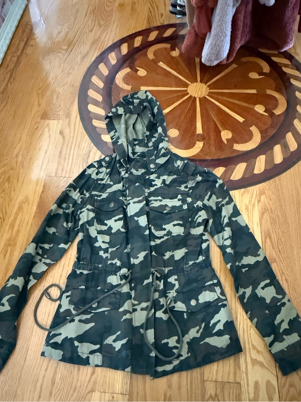 Chocolate Camouflage Jacket in Green and Brown